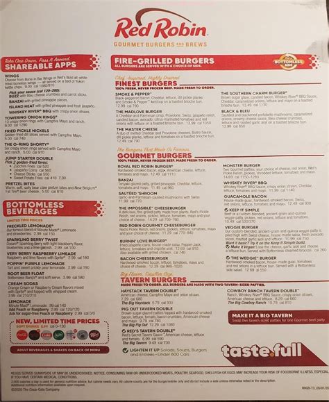 red robin menu grants pass Red Robin: Food, selection and preparation, wonderful! Service, hit and miss